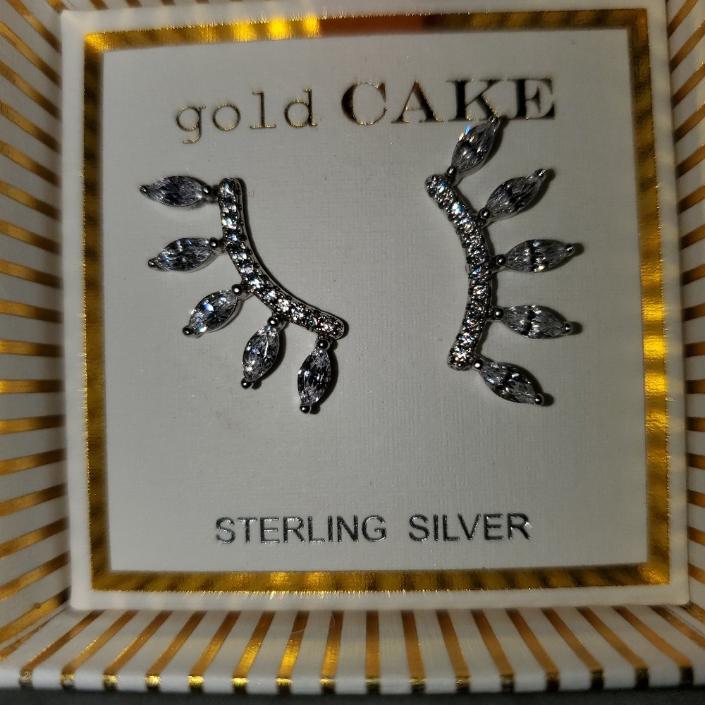 Gold Cake earrings